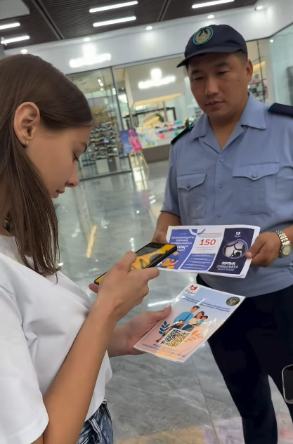 ПОЛИЦИЯ ШЫМКЕНТА ПРОВЕЛА МАСШТАБНУЮ РАЗЪЯСНИТЕЛЬНУЮ РАБОТУ ПО ПРОТИВОДЕЙСТВИЮ БЫТОВОМУ НАСИЛИЮ