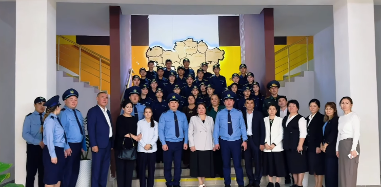 ОТКРЫТИЕ КЛАССА «ЖАС САҚШЫ» («ЮНЫЙ СТРАЖ») ДЛЯ ЮНЫХ ПОЛИЦЕЙСКИХ